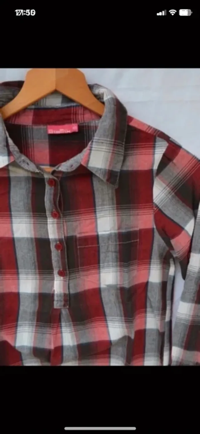 Chemise à carreaux - photo numéro 2