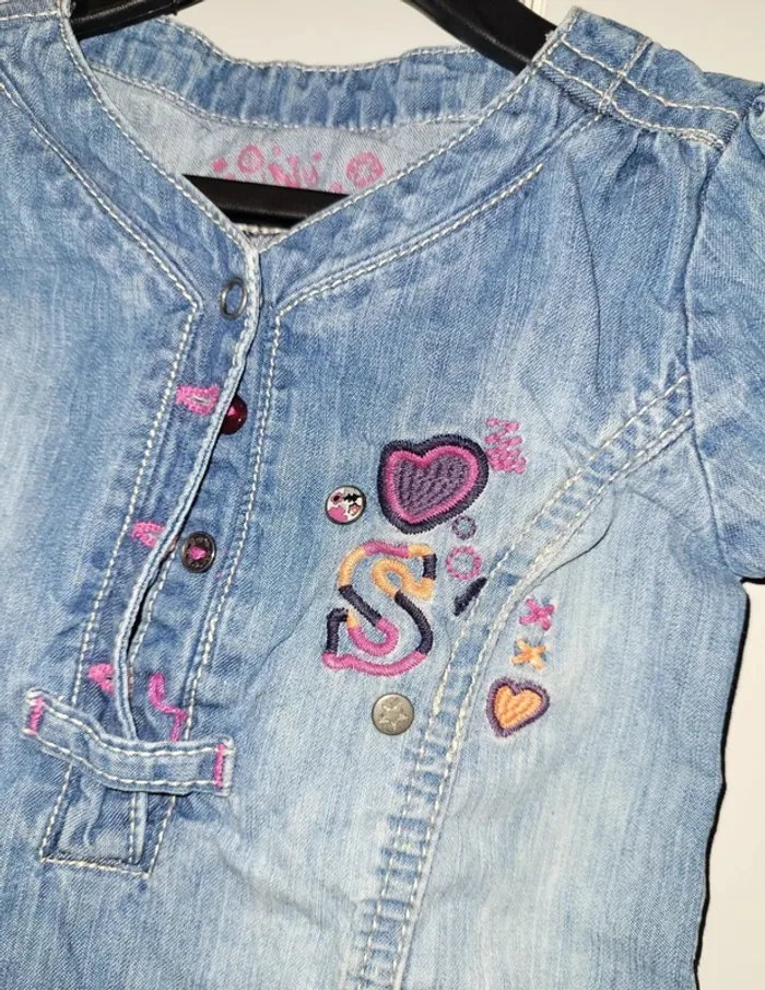 Robe jean 2 ans / Shiny - photo numéro 2