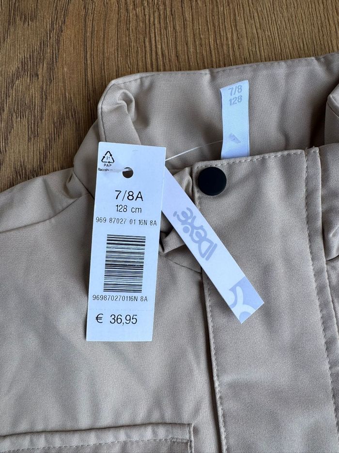 Veste garçon beige Idexe’ taille 7/8 ans – Neuf avec étiquette - photo numéro 4