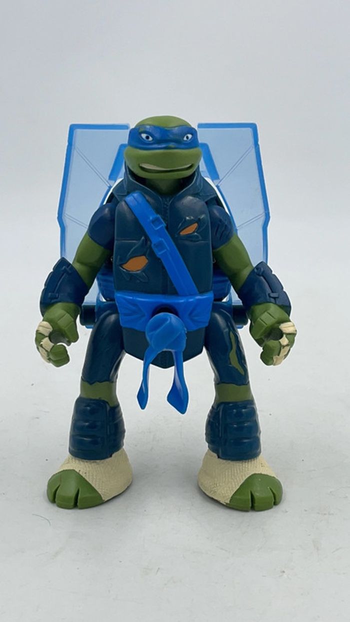 Figurine TMNT Teenage Mutant Ninja Turtles Leonardo Throw N Battle 2013 Playmates Toys