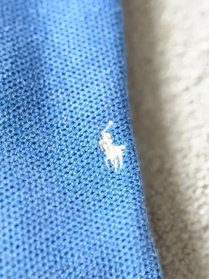 Pull en Mailles Ralph Lauren - Bleu - photo numéro 3