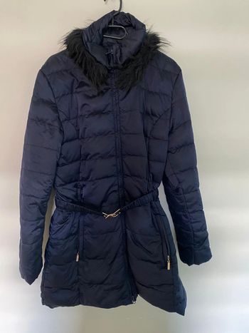 Manteau doudoune longue bleu marine River Woods