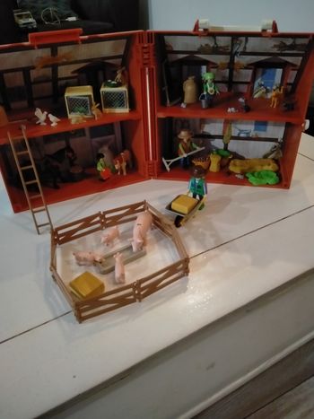 Maison playmobil transportable