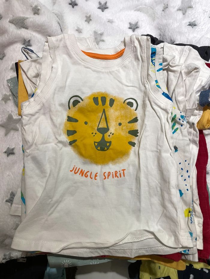 Lot 3 tee shirt sans manche