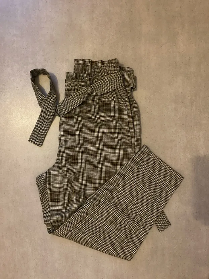 Pantalon à carreaux Vila