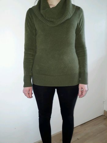 Pull col roulé