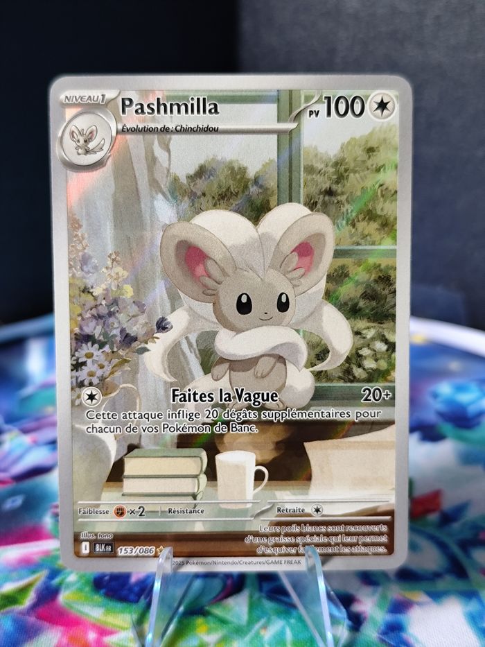 Carte pokémon neuve 🇨🇵 Pashmilla 153/086 Foudre Noire