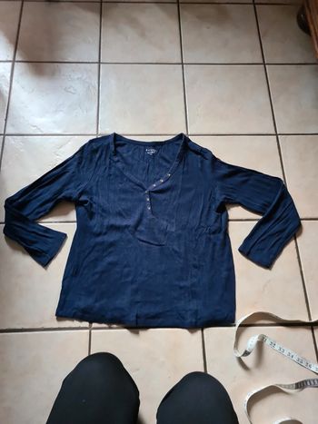 Haut manches longues camaïeu xxl