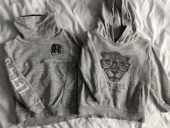 Lot de 2 sweats Kiabi 3 ans