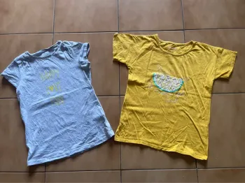 Lot t shirts fille 10 ans