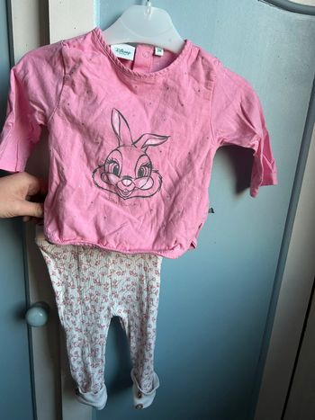 Ensemble tee shirt manches longues,legging , 3 mois