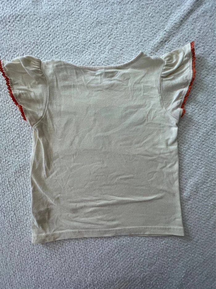 T-shirt fille beige Ma boutique plus 8 ans - photo numéro 3