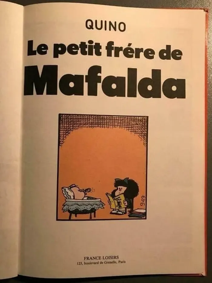 BD Mafalda N°6 : Le petit frère de Mafalda - photo numéro 2