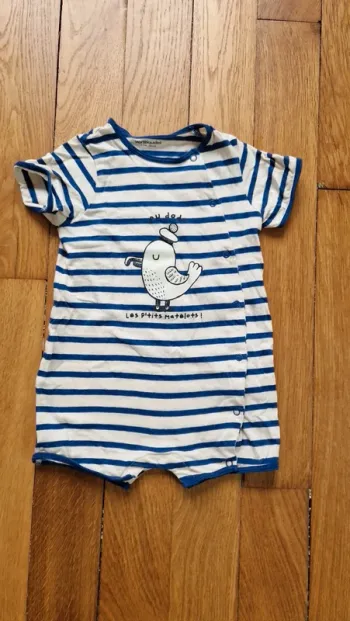 Pyjama court bébé - 12 mois