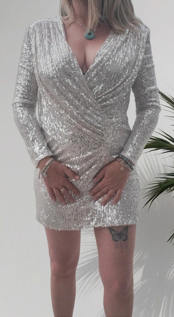 Robe portefeuille blazer taille 40 - photo numéro 3