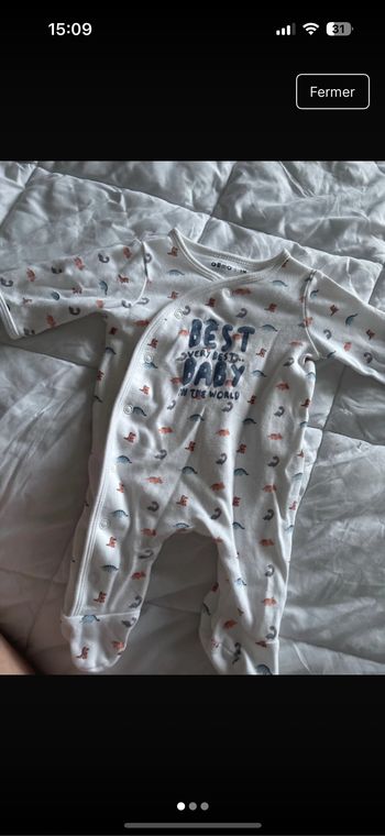 Vêtements bébé 1 mois
