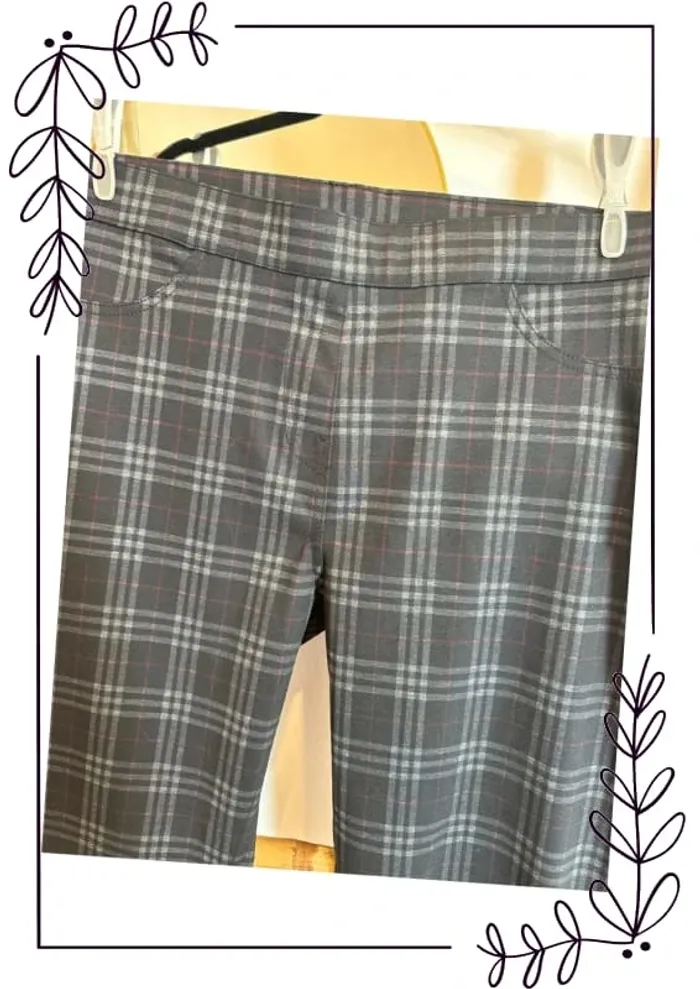 Pantalon à carreaux damart neuf - photo numéro 2