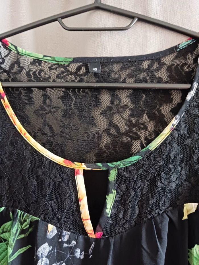 Robe fleurie été Taille L40 - photo numéro 3