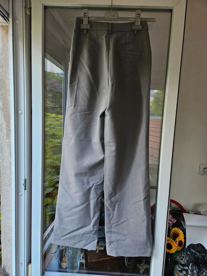 Pantalon à jambes larges gris pimkie taille 32 - photo numéro 2
