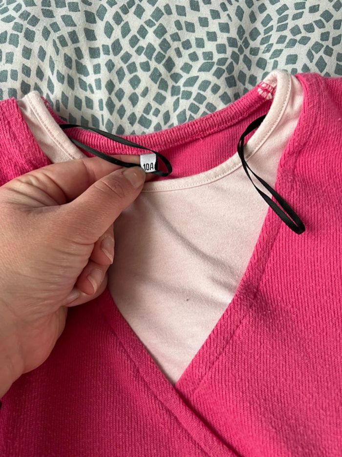 Pull léger rose taille 10 ans - photo numéro 4