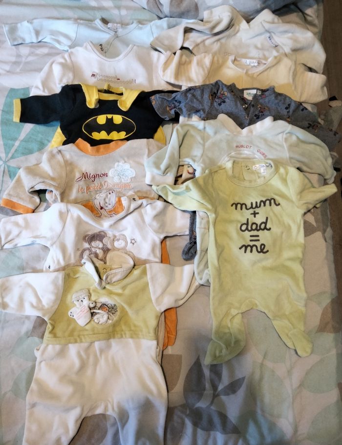 Lot pyjamas 1moi