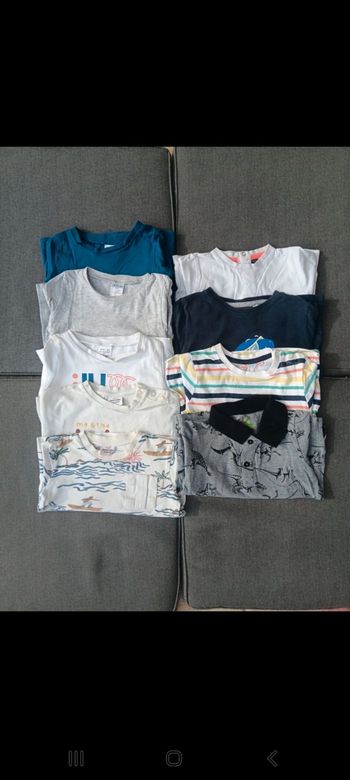 Lot tee-shirts 2 ans