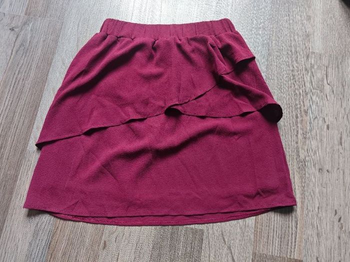 Jupe bordeaux femme