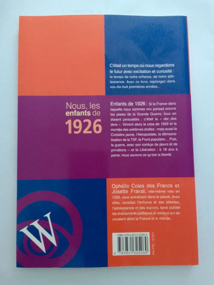 Fraval / Colas des Francs - Nous les enfants de 1926 - photo numéro 2