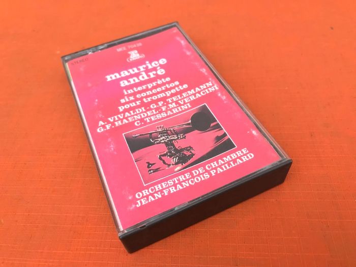 Cassette audio  Maurice André  Six Concertos pour interprète  MCE 70438 - photo numéro 2