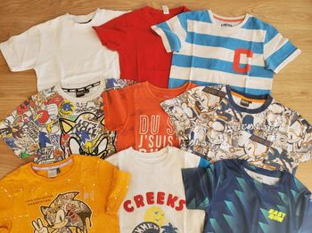 Lot de tee-shirts garçon 8 ans