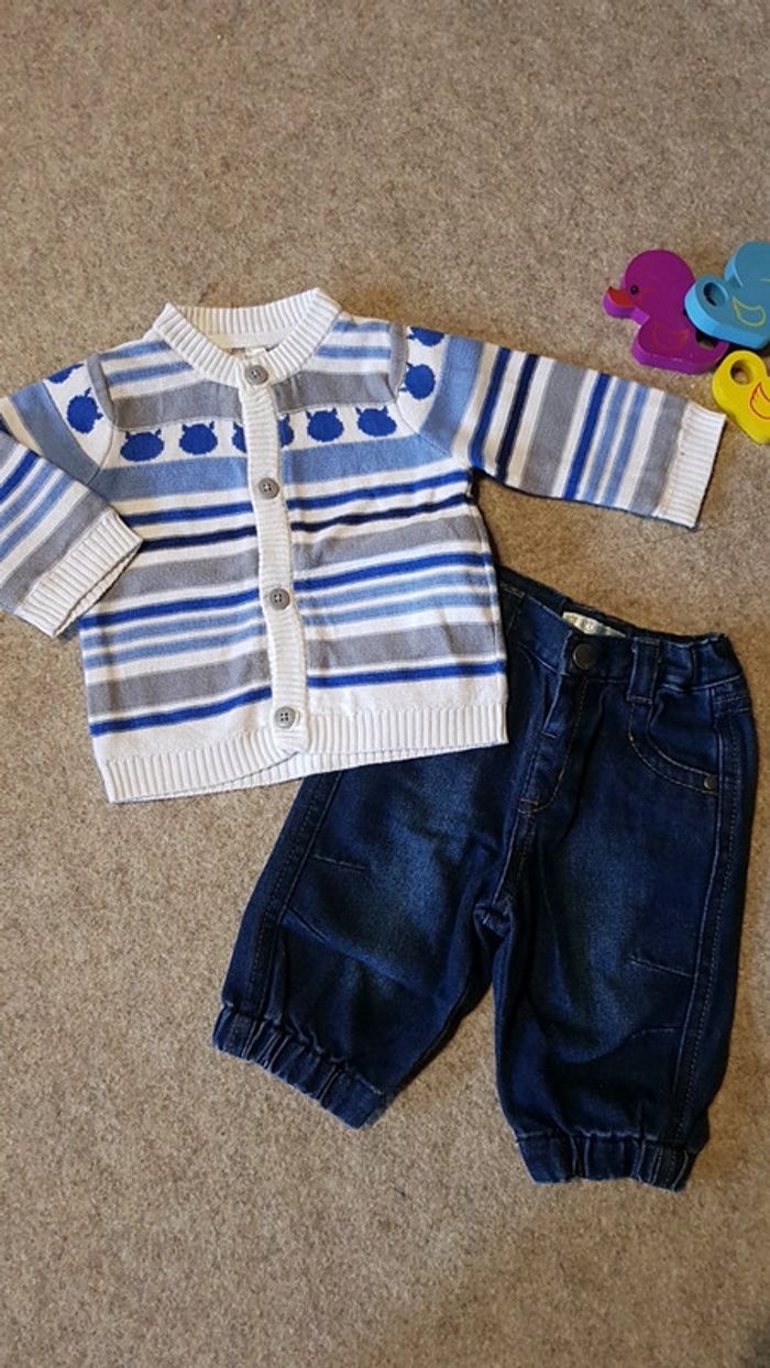 Lot de 2 articles garçon 3 mois kitchoun orchestra