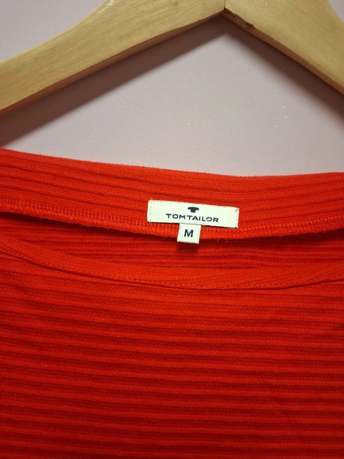 Pull rouge Tom tailor - photo numéro 3
