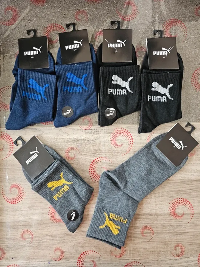 Lot de 6 paires de chaussettes Puma
