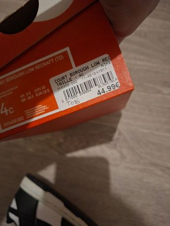 Nike garcon taille 19,5