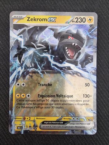 Zekrom EX 034/086 - Foudre Noire