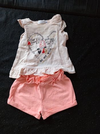 Ensemble fille 3 mois été