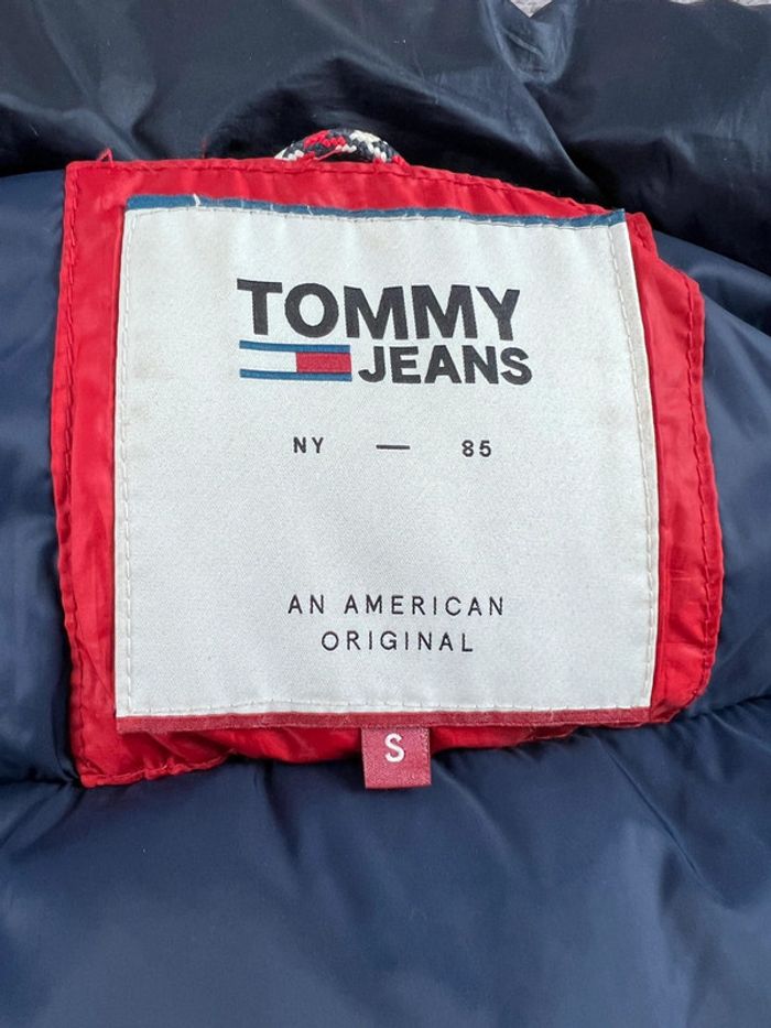 Doudoune sans manches Tommy Jeans Rouge & Bleu Marine – Taille S - photo numéro 5