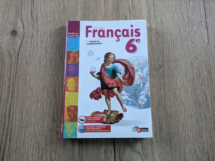 Manuel français 6e neuf