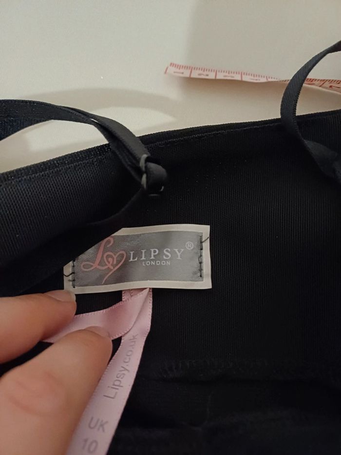 Robe chic noire Lipsy taille XS 34 - photo numéro 9