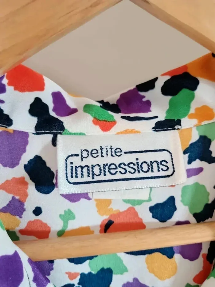 Chemisier multicolore petite impressions - photo numéro 7