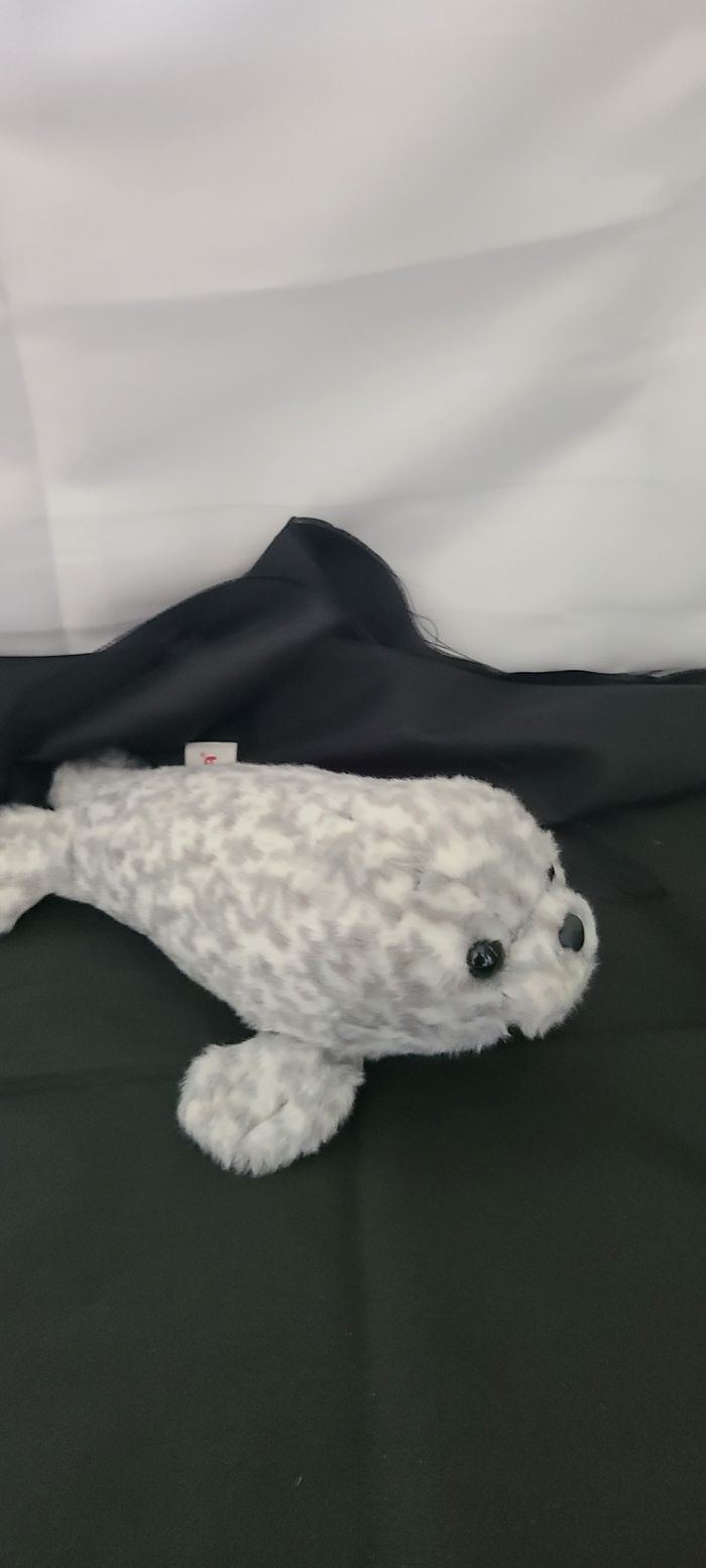 Phoque gris en peluche réaliste pour aquarium marin, animal en peluche Aurora - photo numéro 2
