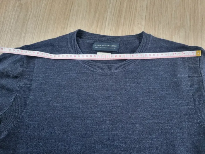 Pull a col rond Jack & Jones bleue Homme Taille M - photo numéro 6