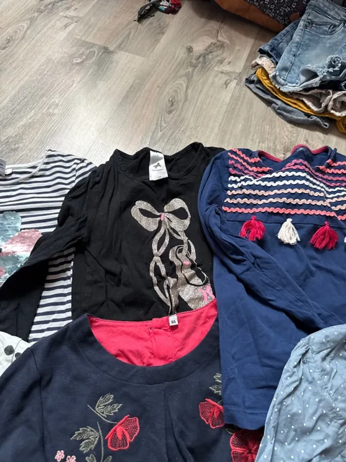 Lot tee-shirts tunique 8 ans fille - photo numéro 4