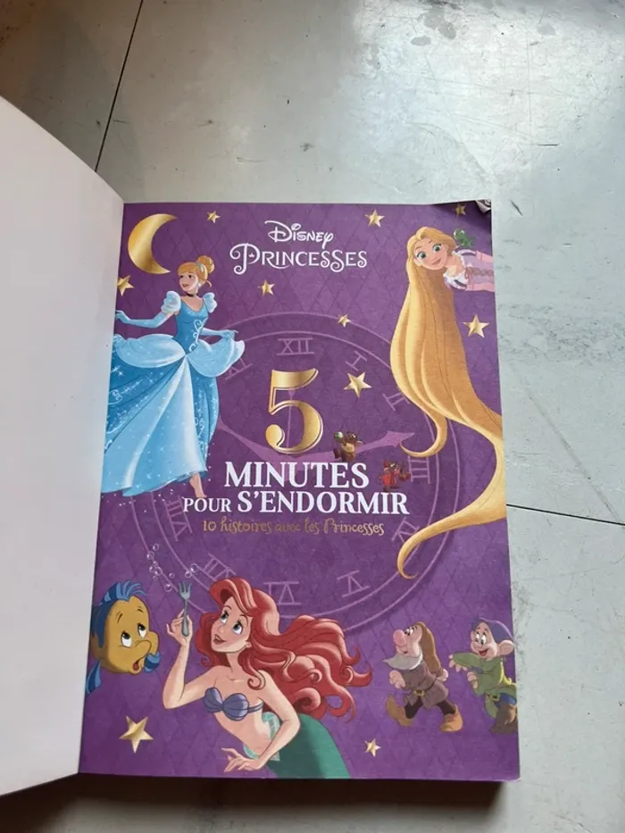 Livre 5 min pour s'endormir Disney princesse - photo numéro 2