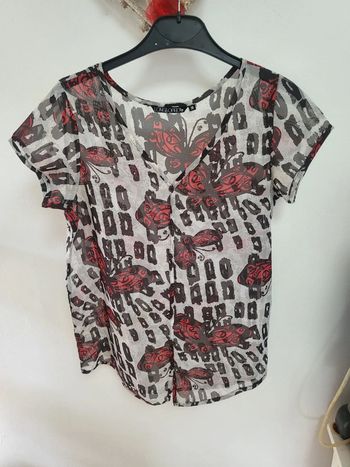 Haut transparent femme