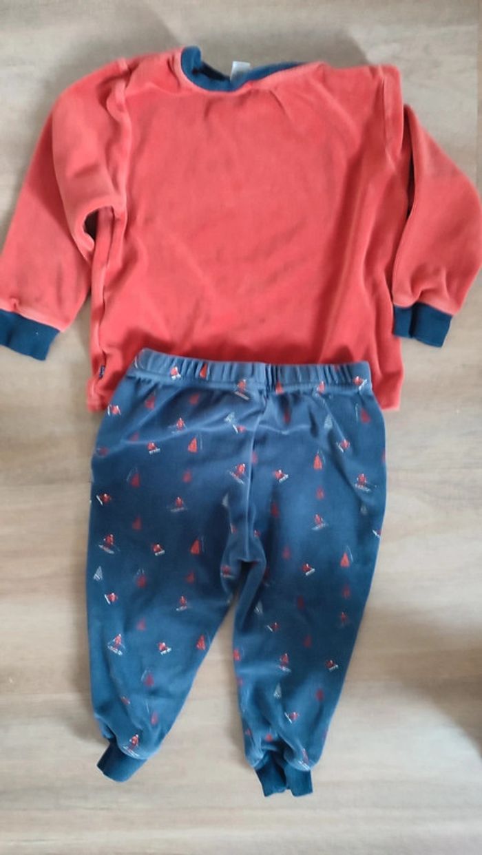 Pyjama Okaïdi velours 2 ans - photo numéro 8
