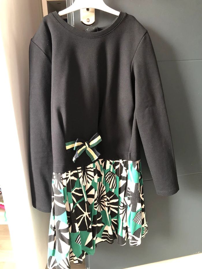Robe bi matière Catimini 10 ans - photo numéro 2