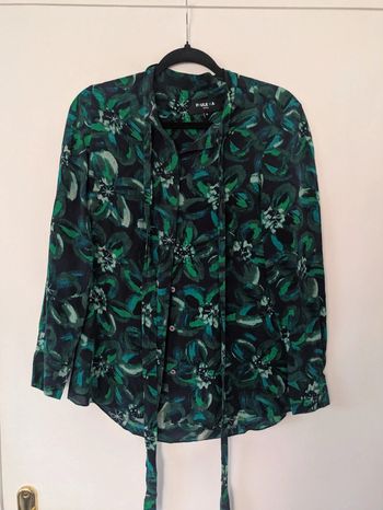 Blouse fluide 100% soie col lavallière Paule Ka