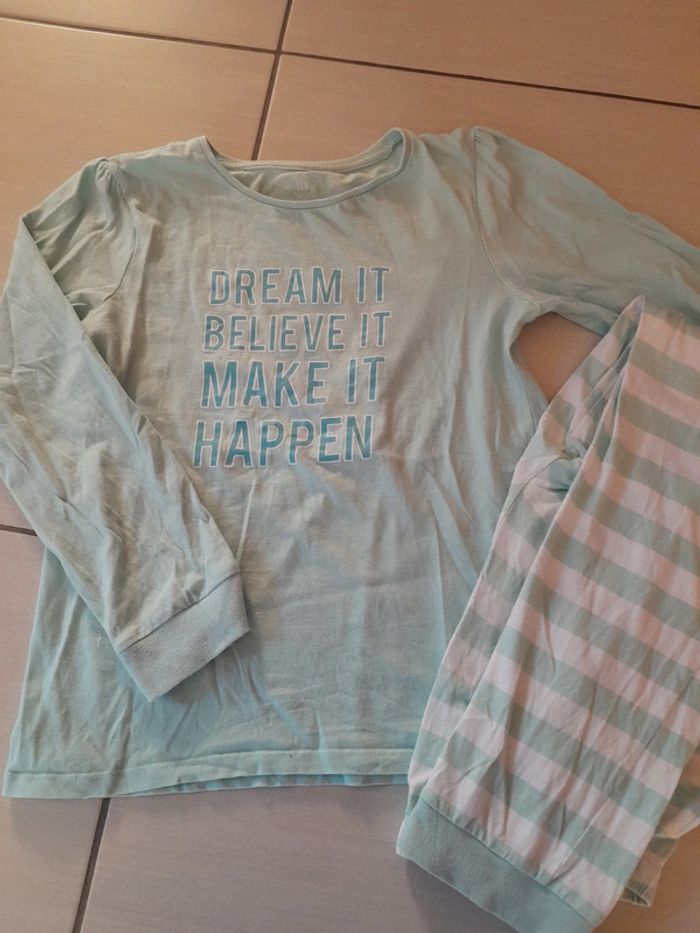 Pyjama fille 11 12 ans fin long - photo numéro 2