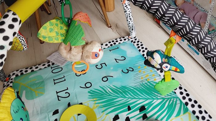 Équipement bébé jeu jouet tapis d’éveil Infantino 4 en 1 Milestones et mémoires Neuf - photo numéro 2